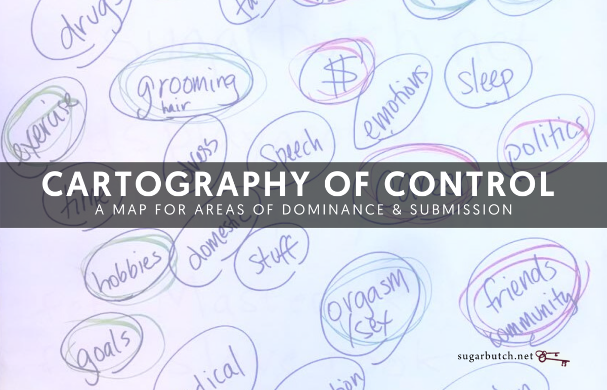 Cartography of Control: A Map For Areas of Dominance & Submission –  Sugarbutch