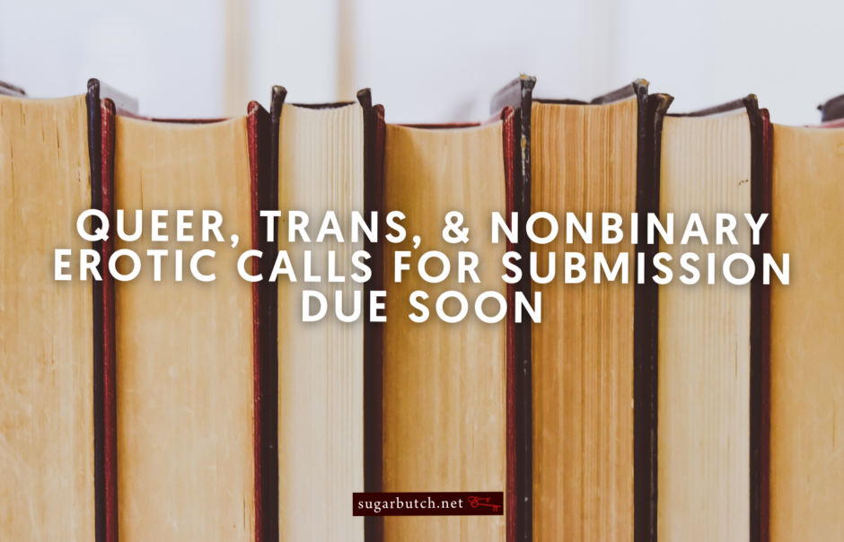 Queer, Trans, & Nonbinary Erotic Calls for Submission Due Soon